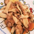 クックAC2MX1☆'s cooksnap of when they made 簡単☆鶏肉とキノコのポン酢バター炒め.