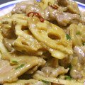 Rick_t's cooksnap of when they made 豚肉と蓮根の甘辛白味噌炒め.