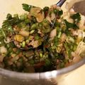 moemoe-rio's cooksnap of when they made パクチーとにんにくの醤油漬け.
