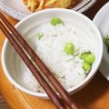 夏木かき's cooksnap of when they made 枝豆で♡おいしい豆ごはん.