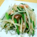 もりはん's cooksnap of when they made もやしとベーコンの楽チン炒め.