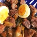 ひこにゃん＊'s cooksnap of when they made 豚バラ肉と卵の煮付け.