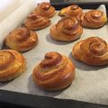 らをん's cooksnap of when they made 乳製品なしで☆シナモンロール.