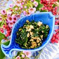 makichihua's cooksnap of when they made 春菊のそぼろ炒め♪.