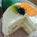 おべんと箱's cooksnap of when they made 基本のデコレーションケーキ.