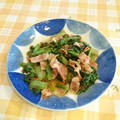 オレンジリング's cooksnap of when they made ほうれん草とベーコンの♪和風炒め.