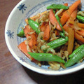 有希-yuki-'s cooksnap of when they made ◆いんげんと桜えびのエスニック炒め◆.