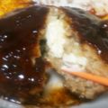 ひなたこやき's cooksnap of when they made クリームチーズInハンバーグ.