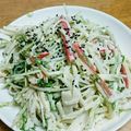 ふみこばあ's cooksnap of when they made 簡単‼大根・水菜・カニカマのサラダ.