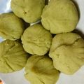 ママちゃん♪♪'s cooksnap of when they made 宇治抹茶で作るさつまいも茶巾.