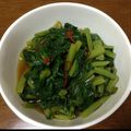 雪tomi's cooksnap of when they made カブの葉のお漬物◎ご飯に合う簡単漬物◎.