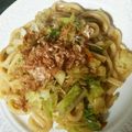 チップす's cooksnap of when they made 茅乃舎だしで焼きうどん.