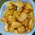はるneko's cooksnap of when they made ごろごろレンコンの炒め煮.