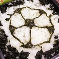 えだまめお's cooksnap of when they made キャラ弁＊簡単サッカーボール弁当＊.
