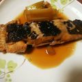 たぼーん's cooksnap of when they made フライパンで作る子持ち浅羽カレイの煮付け.