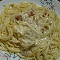 ✾MAI✾'s cooksnap of when they made ベーコンの旨味で作る✦濃厚カルボナーラ♪.