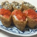 shokoemon's cooksnap of when they made 簡単★サーモンのオープンいなり寿司.