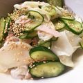 みさりママ's cooksnap of when they made カブ＆胡瓜＆ハムの酢の物(*^^*).