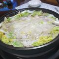 ukiro's cooksnap of when they made ⅲ白菜と鶏手羽元のスープ鍋.