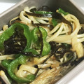クルトン１２０'s cooksnap of when they made ピーマンとエノキの塩昆布炒め.