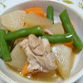レオミウ's cooksnap of when they made ❁簡単煮物❁鶏大根のコンソメ醤油煮.