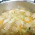 ☆レンココ☆'s cooksnap of when they made ごはんに合う♡肉団子と白菜の中華煮.