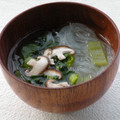 kachimachi's cooksnap of when they made ☆青梗菜と春雨の中華スープ☆.