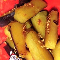 himamosu's cooksnap of when they made サツマイモの練りごま和え♪簡単.