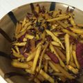 優愛LOVE's cooksnap of when they made さつまいものバターきんぴら.