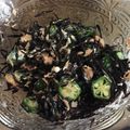 fuminam's cooksnap of when they made ひじきとおくらのサラダ.