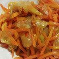 今日もニコッ☆'s cooksnap of when they made 大根の皮と人参のきんぴら.