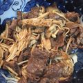☆★あーこ★☆'s cooksnap of when they made 牛肉とえのきのオイスターソース炒め.