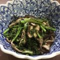ふろりん's cooksnap of when they made しいたけと春菊のホットサラダ.