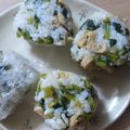 *suzuko*'s cooksnap of when they made ”大根葉の油和え”でおにぎり♪.