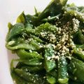 いちあも's cooksnap of when they made インゲンのきんぴら ごま油炒め.