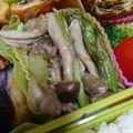 のんうさお's cooksnap of when they made お弁当に！アスパラきのこのおかマヨ炒め♪.