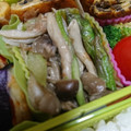 のんうさお's cooksnap of when they made お弁当に！アスパラきのこのおかマヨ炒め♪.