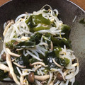 おやつ缶's cooksnap of when they made たっぷりもやしのナムル風(きのこワカメ).