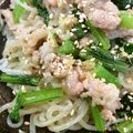 クックQ9STED☆'s cooksnap of when they made 糸コンと豚肉の中華炒め.