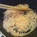 ェリジョンのkitchen's cooksnap of when they made たらことしらたきの炒め物.