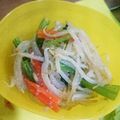 ぶたぶひ's cooksnap of when they made 小松菜ともやしの給食風ナムル.