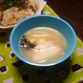 もちっこ橙色's cooksnap of when they made 受験生のお味噌汁♪　練りごま入り味噌汁.