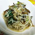 ユーロン's cooksnap of when they made もやし小松菜きのこのおかかチーズ和え♪.