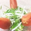 yellowhappy's cooksnap of when they made クレイジーソルトで大根と水菜のサラダ.