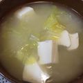 ♡ペコ♡'s cooksnap of when they made 白菜のお味噌汁.