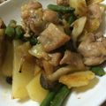 さちちね's cooksnap of when they made 簡単！鶏肉とインゲンのバター醤油炒め☆.