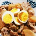 nana✩love's cooksnap of when they made フライパンで☆豚肉、大根、卵の煮物.