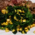 ☆よぅよぅ☆'s cooksnap of when they made レンジでほうれん草とコーンのバター和え☆.