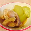 桜の木ののりりん's cooksnap of when they made はやとうりと鶏肉の煮物.