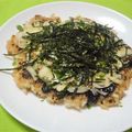 まゆみ母ちゃん's cooksnap of when they made 簡単♡ランチ♡和風ノリ海苔ご飯ピザ♡.